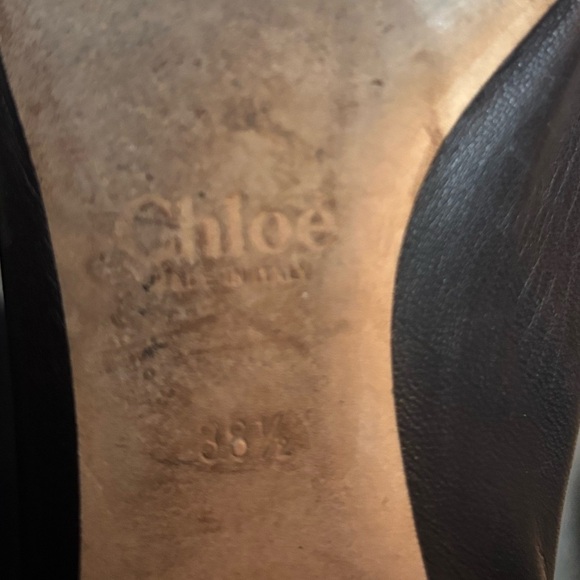 Chloe Lauren Leather Ballet Flats - Picture 4 of 6